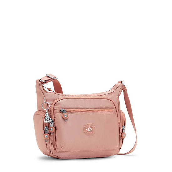 Kipling Gabbie Small Metallic Crossbodytassen Roze | BE 1142MQ